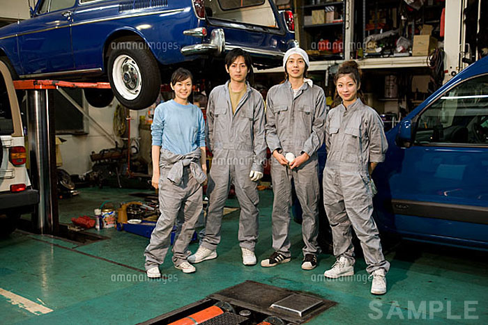 <○○○○○○整備工場(サンプル)の写真>